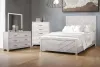 New Classic 00-3314-34C New Classic 00-3314-34C Biscayne - 5/0 Queen 4 Piece Bedroom Set (Bed & Dresser & Mirror & Chest) - Driftwood