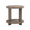 Liberty Furniture 754-OT1020 Liberty Furniture 754-OT1020 Harlow - Round End Table - Sandstone & Satin Nickel