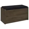 Coaster Fine Furniture 910321 Arrington - Storage Bench - Smoked Oak
