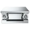 Coaster Fine Furniture 722518-S3 Amalia - 3 Piece Mirrored Coffee And End Table Set - Silver