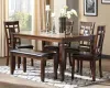 Ashley Furniture D384-325 Bennox - Dining Room Table Set (Set of 6) - Brown