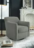 Ashley Furniture A3000326 Bradney - Swivel Accent Chair - Gray