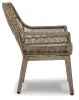 Ashley Furniture P399-601A Beach Front - Arm Chair With Cushion (Set of 2) - Beige