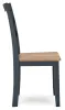 Ashley Furniture D399-01 Ashley Furniture D399-01 Gesthaven - Dining Room Side Chair (Set of 2) - Natural / Blue