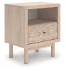 Ashley Furniture PCB1566-91 Arloster - One Drawer Night Stand - Tan