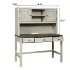 Samuel Lawrence Furniture S466-BR-K7 Riverwood - Desk & Two Door Hutch with USB Port