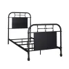 Liberty Furniture 179-BR11HFR-B Liberty Furniture 179-BR11HFR-B Vintage Series - Twin Metal Bed - Black