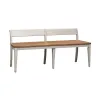 Liberty Furniture 652-C9000B Farmhouse Reimagined - Bench - Antique White / Chestnut Tops