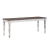 Liberty Furniture 303W-CD-6RTS Liberty Furniture 303W-CD-6RTS Ocean Isle - 6 Piece Rectangular Table Set - Antique White