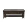 Liberty Furniture 297-OT1010 Paradise Valley - Rectangular Cocktail Table - Saddle Brown