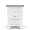 Riverside Furniture 37212 Cora - Chairside Table - Cloud / Fog