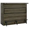 CoasterEveryday 182071 Joe - 5-Shelf Composite Wood Home Bar Wine Cabinet - Aged Oak