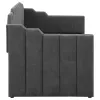 CoasterEssence 315962 Kingston - Upholstered Twin Daybed With Trundle - Charcoal