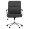 CoasterEssence 801765 Ximena - Upholstered Adjustable Mid Back Office Chair - Black