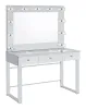 CoasterEssence 935934 Umbridge - 3-Drawer Vanity Set With Lighting - Chrome And White