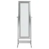 CoasterEssence 951017 Moore - Cheval Mirror With Jewelry Storage - Silver