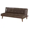 Coaster Fine Furniture 360237 Jenson - Upholstered Tufted Convertible Sofa Bed - Dark Coffee