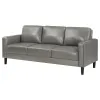 Coaster Fine Furniture 508365 Ruth - Upholstered Track Arm Sofa - Gray