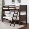 Furniture of America CM-BK658WN-TT-BED Stamos - Twin / Twin Bunk Bed - Walnut