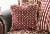 Furniture of America SM6107N-SF Franklin - Sofa - Burgundy / Espresso