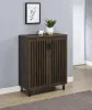 Coaster Fine Furniture 950423 Brixton - 2-Door Entryway Shoe Storage Cabinets - Smoked Oak