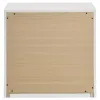 Coaster Fine Furniture 223092 Ines - 2-Drawer Nightstand Bedside Table - White High Gloss