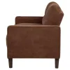 Coaster Fine Furniture 509972 Bowen II - Fabric Upholstered Track Arm Loveseat - Rust