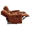 Coaster Fine Furniture 609574-S2 Navarro - 2 Piece Upholstered Reclining Sofa Set - Burnt Orange