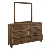 New Classic 00-B3314B-DM New Classic 00-B3314B-DM Biscayne - Dresser & Mirror - Sable