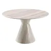 ACME DN07075 Ogin - Round Dining Table - Marble Print & Natural