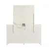 Samuel Lawrence Furniture S884-030 Orleans - Dresser Mirror with LED Lights - Natural