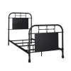 Liberty Furniture 179-BR11HFR-B Liberty Furniture 179-BR11HFR-B Vintage Series - Twin Metal Bed - Black