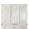 Liberty Furniture 652-EC00 Farmhouse Reimagined - Entertainment Hutch - Antique White / Chestnut Tops