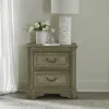 Liberty Furniture 244N-BR61 Liberty Furniture 244N-BR61 Magnolia Manor - 2 Drawer Nightstand - Weathered Bisque