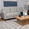 Coaster Fine Furniture 506785 Bowen - Upholstered Track Arm Tufted Sofa - Beige