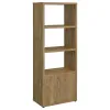 Coaster Fine Furniture 701703 Tabby - 3-Shelf Engineered Wood Media Tower - Mango