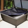 Furniture of America CM-OS1818-SET Davina - Patio 3 Piece Set Storage - Brown / Beige