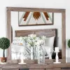 Furniture of America CM7360M Wynton - Mirror - Weathered Light Oak