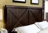 Furniture of America CM7734Q-BED Bianca - Queen Bed - Dark Walnut
