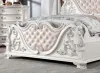 Furniture of America CM7478WH-EK-BED Esparanza - King Bed - Pearl White