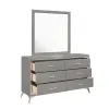 New Classic 00-3365G-DM New Classic 00-3365G-DM Huxley - Dresser & Mirror - Gray