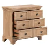 Liberty Furniture 928-BR62 Haven Hills - Bedside Chest With Charging Station - Camel Beige
