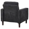 Coaster Fine Furniture 509983 Bowen II - Fabric Upholstered Track Arm Chair - Steel Gray