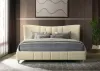 Coaster Fine Furniture 315956KE Evelyn - Upholstered Eastern King Panel Platform Bed - Ivory