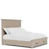 Riverside Furniture 79280-79283-79274 Riverside Furniture 79280-79283-79274 Bennett - King Storage Bed - Frosted Gray