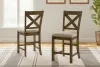 Ashley Furniture D631-124 Moriville - Upholstered Barstool (Set of 2) - Beige