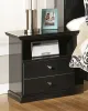 Ashley Furniture B138-91 Maribel - One Drawer Night Stand - Black