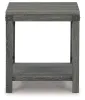 Ashley Furniture T175-2 Freedan - Square End Table - Grayish Brown