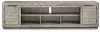 Ashley Furniture W996-78 Naydell - XL TV Stand w/Fireplace Option - Gray