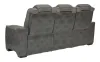 Ashley Furniture 2200415 Next-Gen Durapella - Power Reclining Sofa/Adj Headrest - Slate